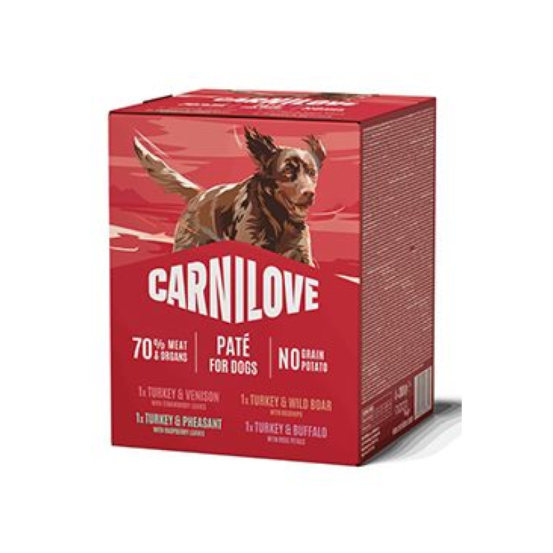 Carnilove Dog Pouch Paté Multipack 4x300g
