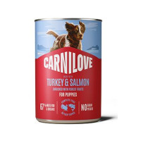 Carnilove Dog Can Paté Turkey&Salmon Puppies 400g
