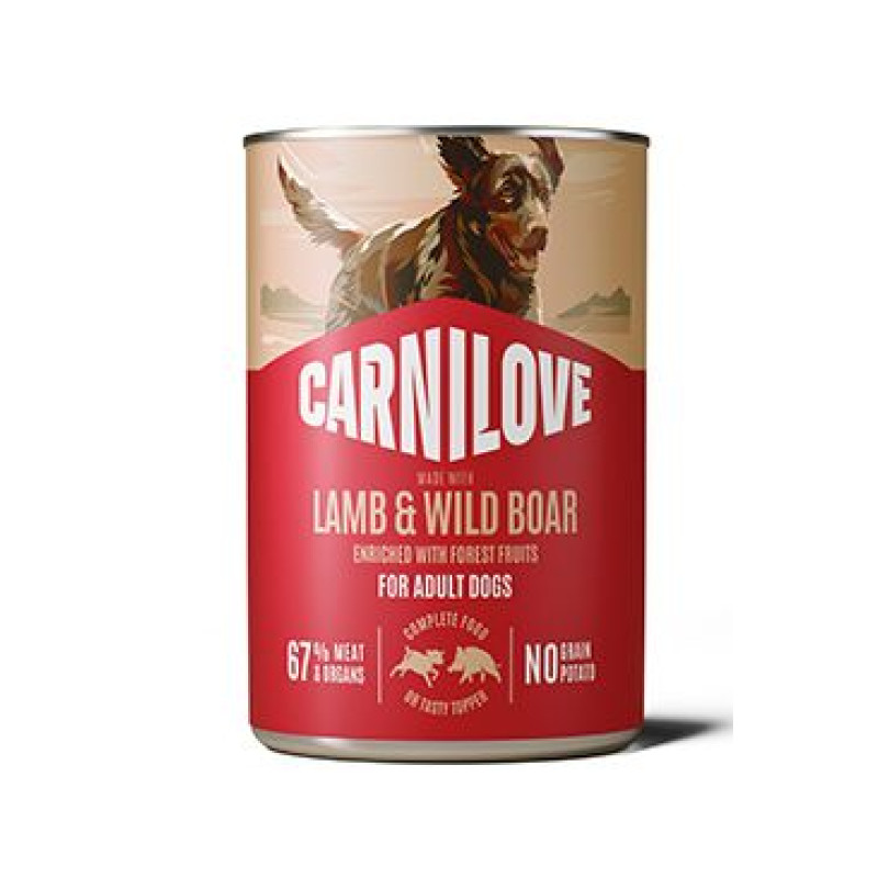 Carnilove Dog Can Paté Lamb&Wild Boar 400g