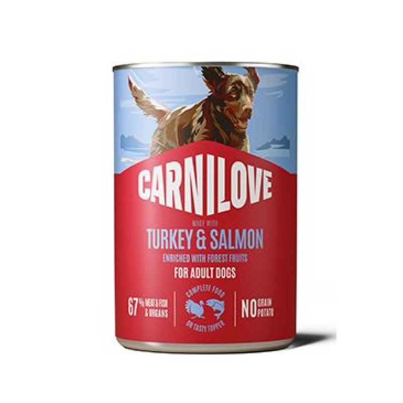 Carnilove Dog Can paté Turkey&Salmon 400g