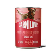 Carnilove Dog Can Paté Turkey&Reindeer&Wildboar 400g