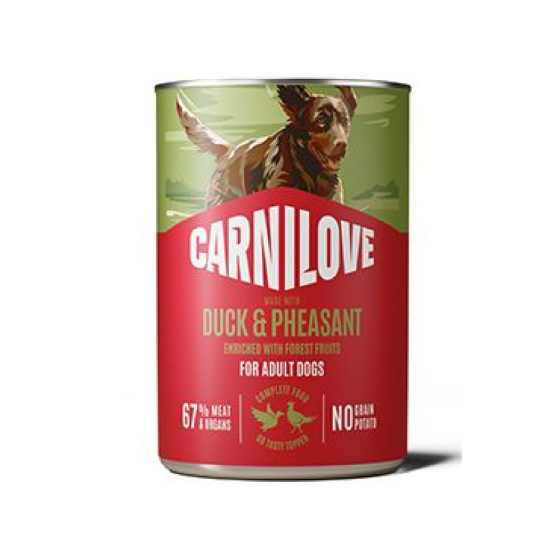 Carnilove Dog Can Paté Duck&Pheasant 400g