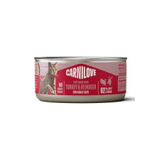 Carnilove Cat Can Paté Turkey & Reindeer 100g