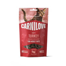 Carnilove Cat SOFT Snack Turkey+Catnip 50g