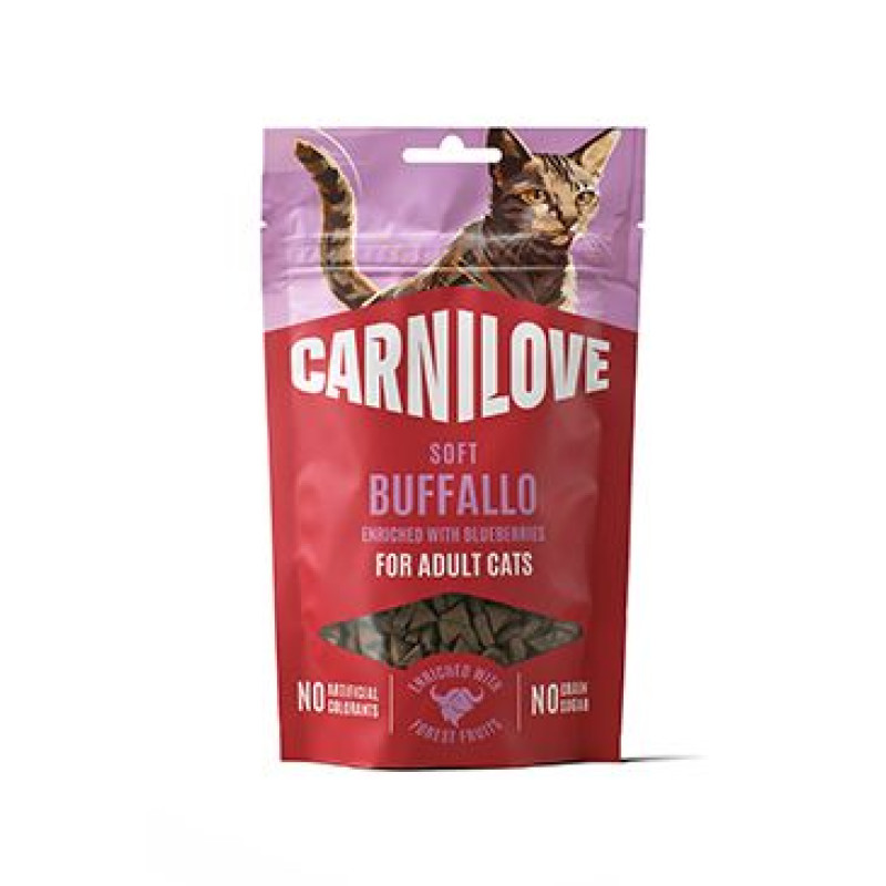 Carnilove Cat SOFT Snack Buffallo+Blueberries 50g