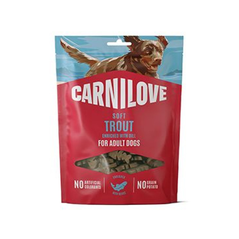 Carnilove Dog Soft Snack Trout+Dill 200g