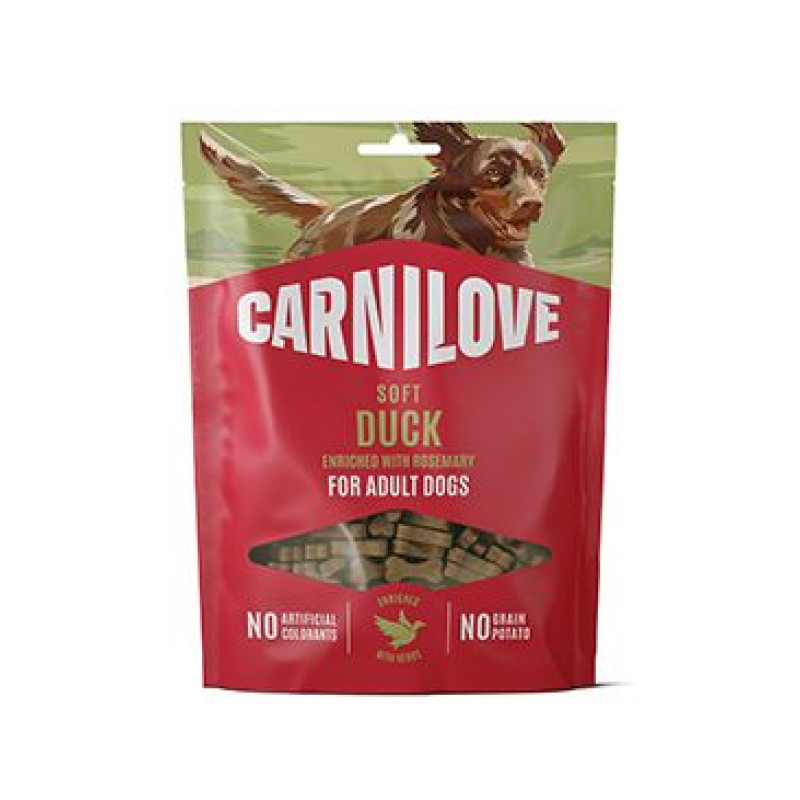 Carnilove Dog Soft Snack Duck+Rosemary 200g