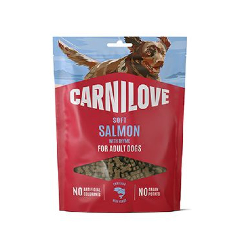 Carnilove Dog Soft Snack Salmon+Thyme small bite 200g