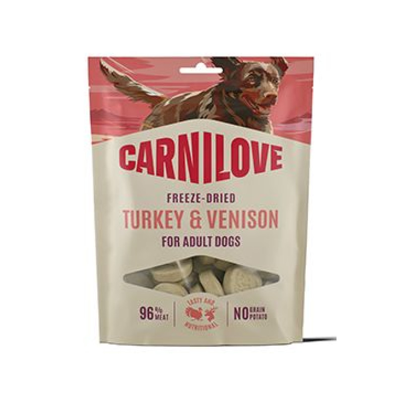 Carnilove Dog Freeze-Dried Turkey&Venison 60g
