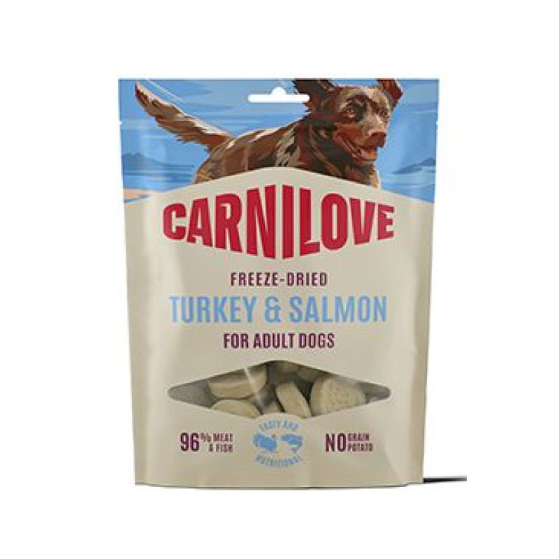 Carnilove Dog Freeze-Dried Turkey&Salmon 60g