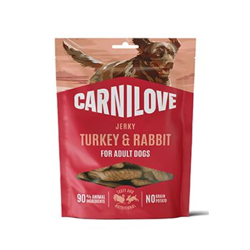 Carnilove Dog Jerky Turkey&Rabbit 100g