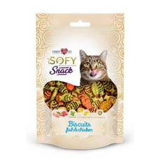 Pochoutka Aiko Cat SOFY Snack Bisciut Fish&Chicken 50g
