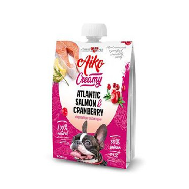 Pochoutka Aiko Creamy Atlantic Salmon&Cranberry 100g