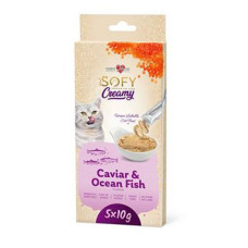 Pochoutka Aiko Cat SOFY Creamy Caviar&Ocean Fish 5x10g
