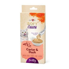 Pochoutka Aiko Cat SOFY Creamy Caviar&Duck 5x10g
