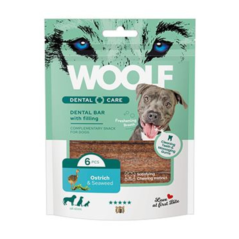 WOOLF Dental Care Bar with Ostrich&Seaweed 108g/6ks