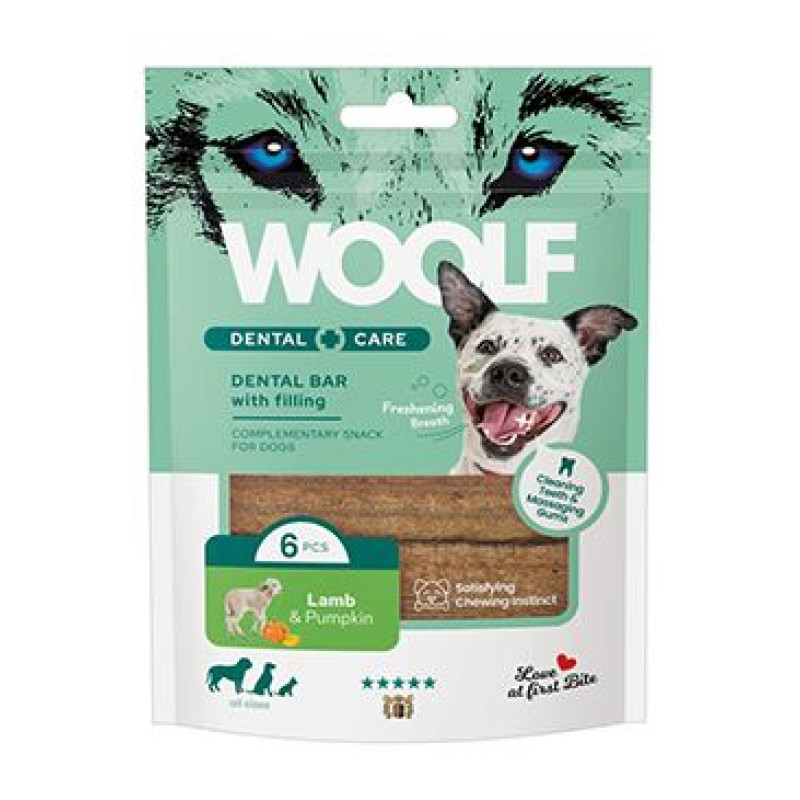 WOOLF Dental Care Bar with Lamb&Pumpkin 108g/6ks