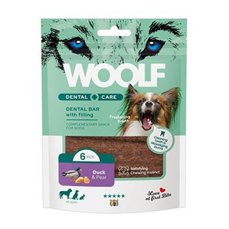WOOLF Dental Care Bar with Duck&Pear 108g/6ks