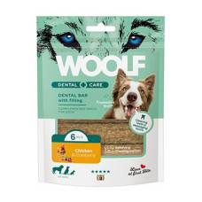 WOOLF Dental Care Bar with Chicken&Cranberry 108g/6ks