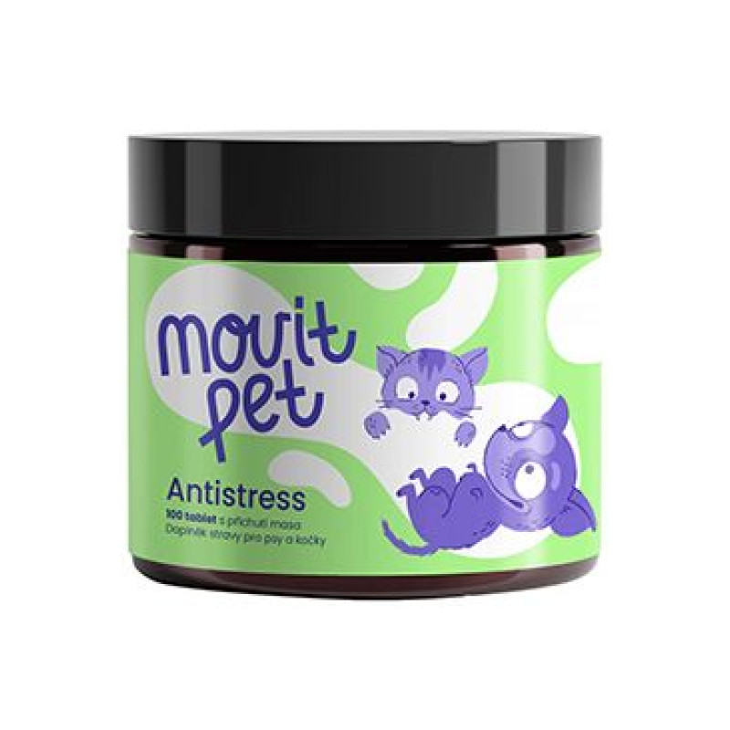 MOVit PET Antistress, s příchutí masa 100tbl