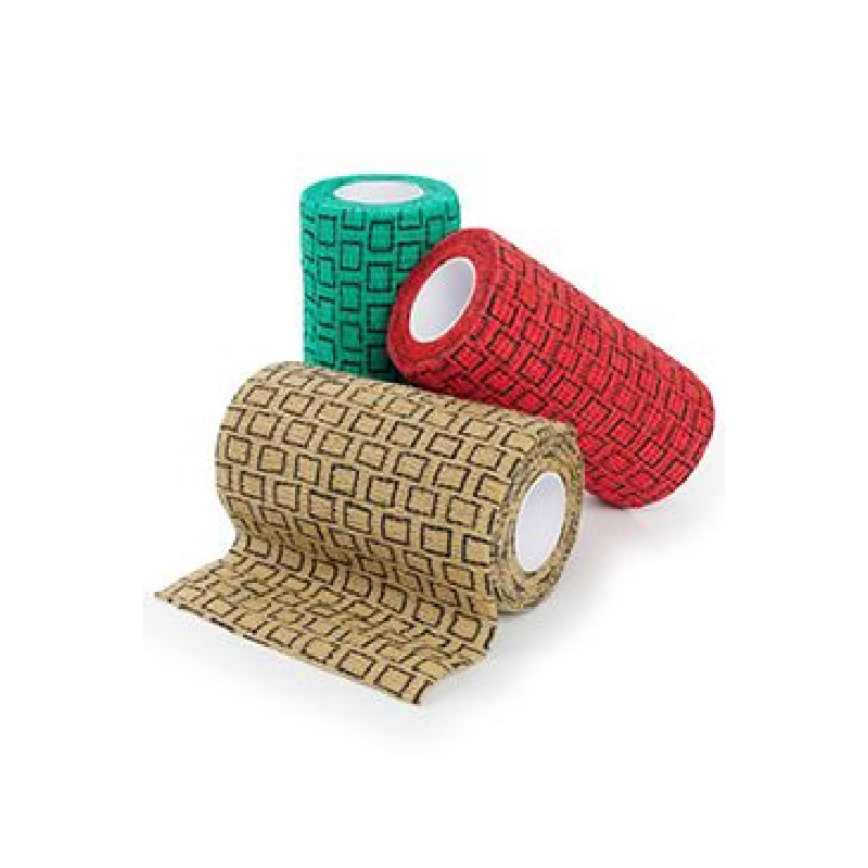 Obinadlo elast. SafeVet 10cmx4,5m mix Kruuse 1ks