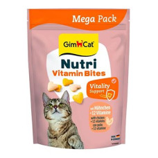 GimCat Nutri Multi-Vitamin Bites tablety s kuřetem425g