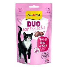 GimCat Duo Soft Snacks hovězí se sýrem 50g