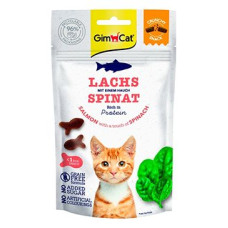 GimCat Crunchy Snacks losos&špenát 50g