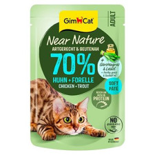 GimCat Near Nature kapsa kuře&pstruh 85g