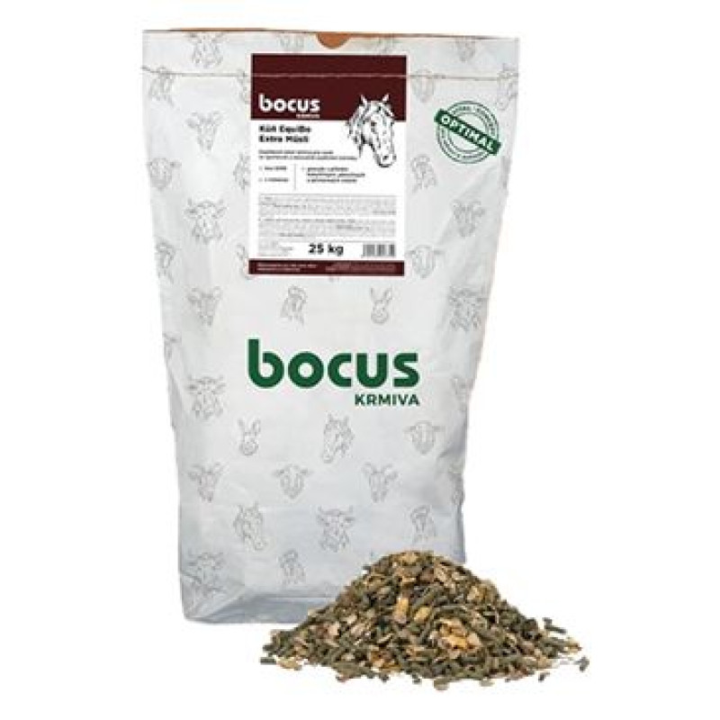 BOCUS Kůň Extra Müsli 25kg