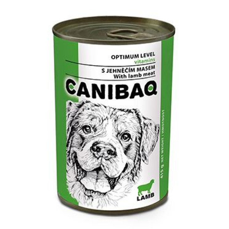 Canibaq dog konz. jehněčí 415g