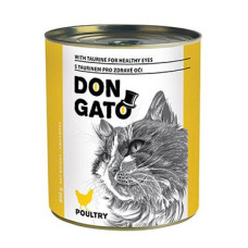 Don Gato cat konz. drůbeží 850g