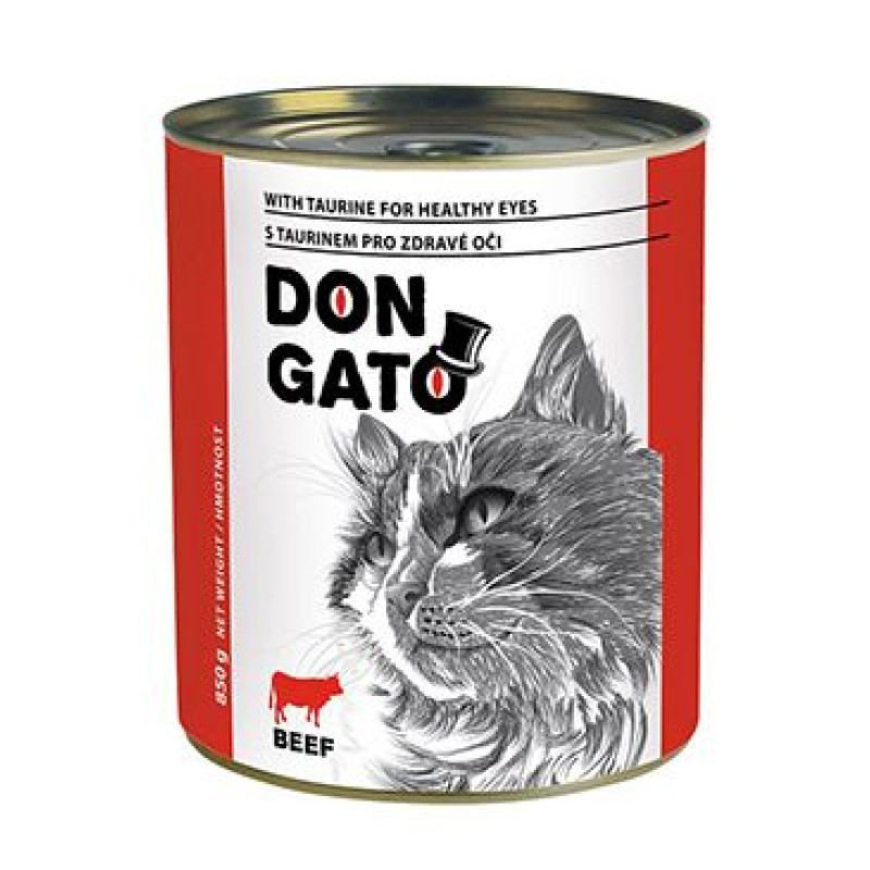 Don Gato cat konz. hovězí 850g