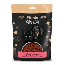 Fitmin FL dog,cat poch. Kachní jerky 70g