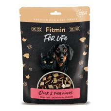 Fitmin FL dog,cat poch. Kachní kousky s rybou 70g