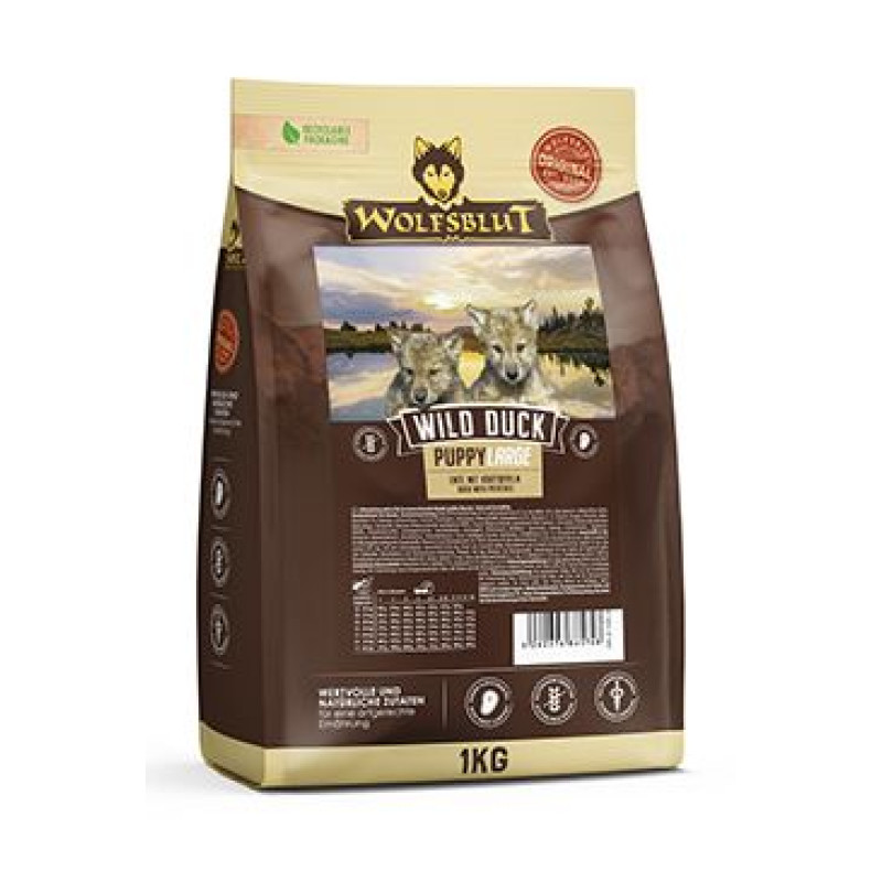 Wolfsblut Dog Puppy Large Breed Wild Duck 1kg
