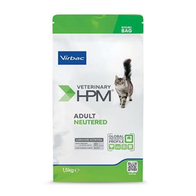 VET HPM Adult Cat Neutered 1,5kg