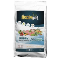 IRONpet Dog Puppy Mini&Medium Turkey 12kg