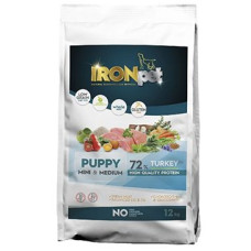 IRONpet Dog Puppy Mini&Medium Turkey 12kg