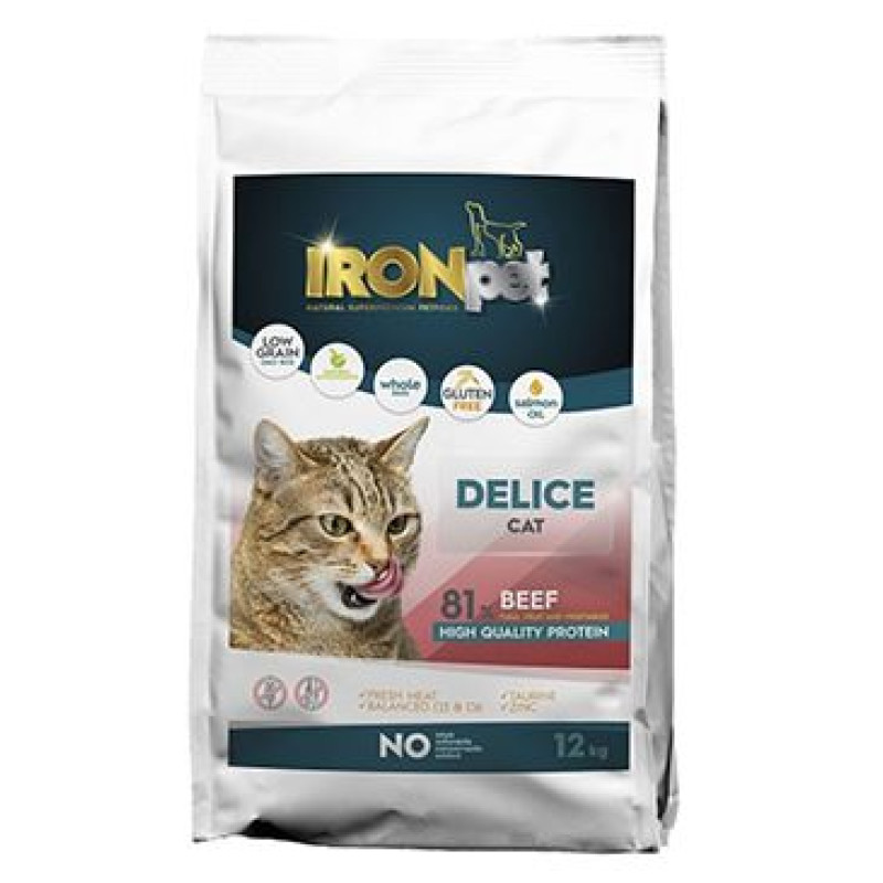 IRONpet Cat Adult Delice Beef 12kg