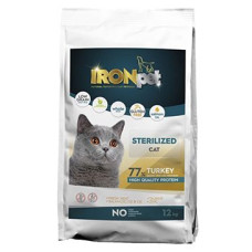 IRONpet Cat Adult Sterilized Turkey 12kg