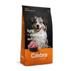 Calibra Dog EXPERT+ Adult Light & Sterilised Beef 12kg