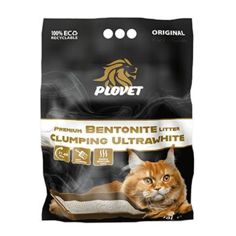 Podestýlka Plovet Premium Wh.Bentonite 10l