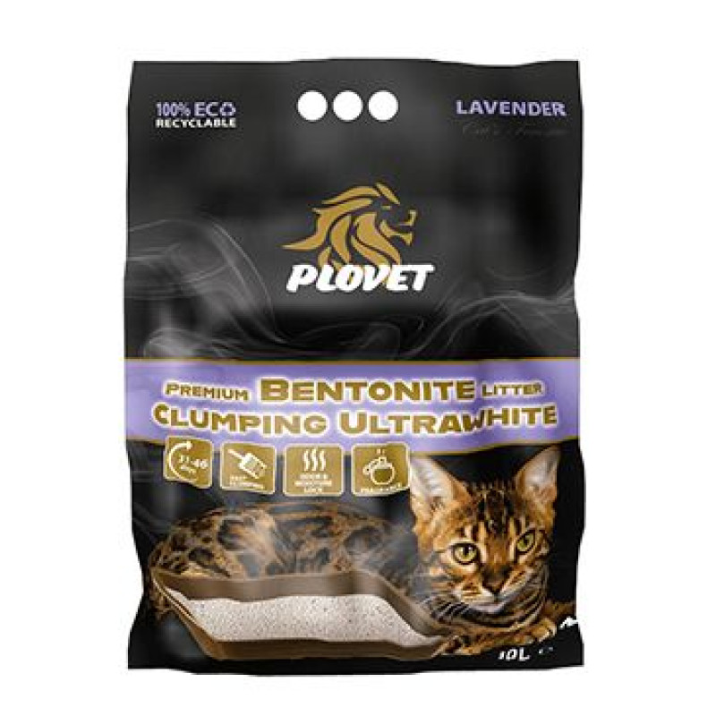 Podestýlka Plovet Premium Wh.Bentonite Lavender 10l