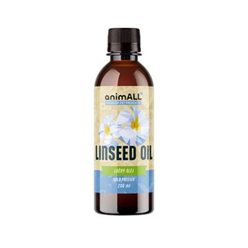 animALL Lněný olej 200ml