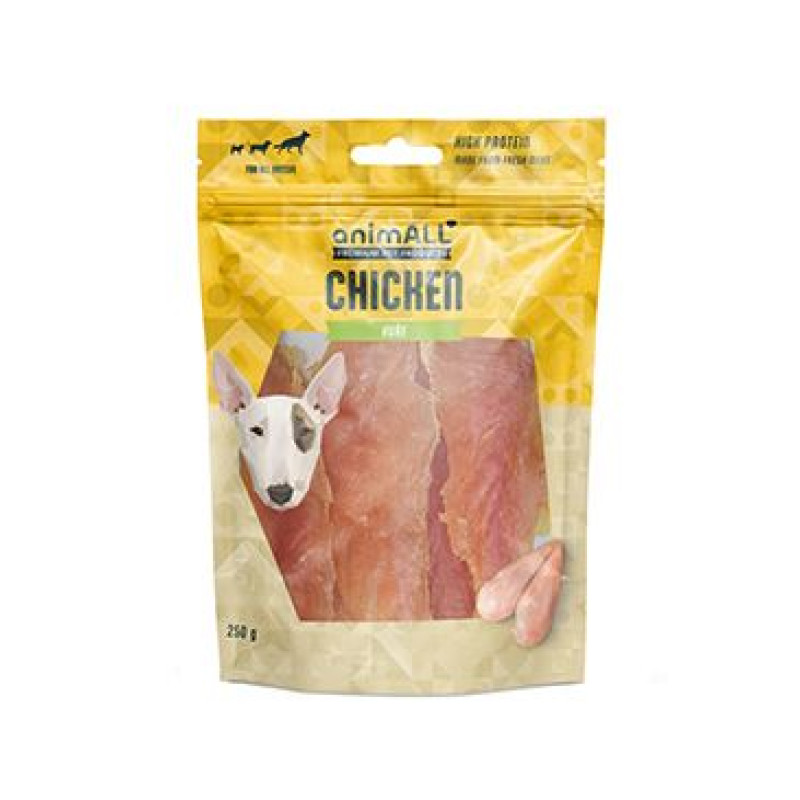 animALL Měkké kuřecí jerky 250g