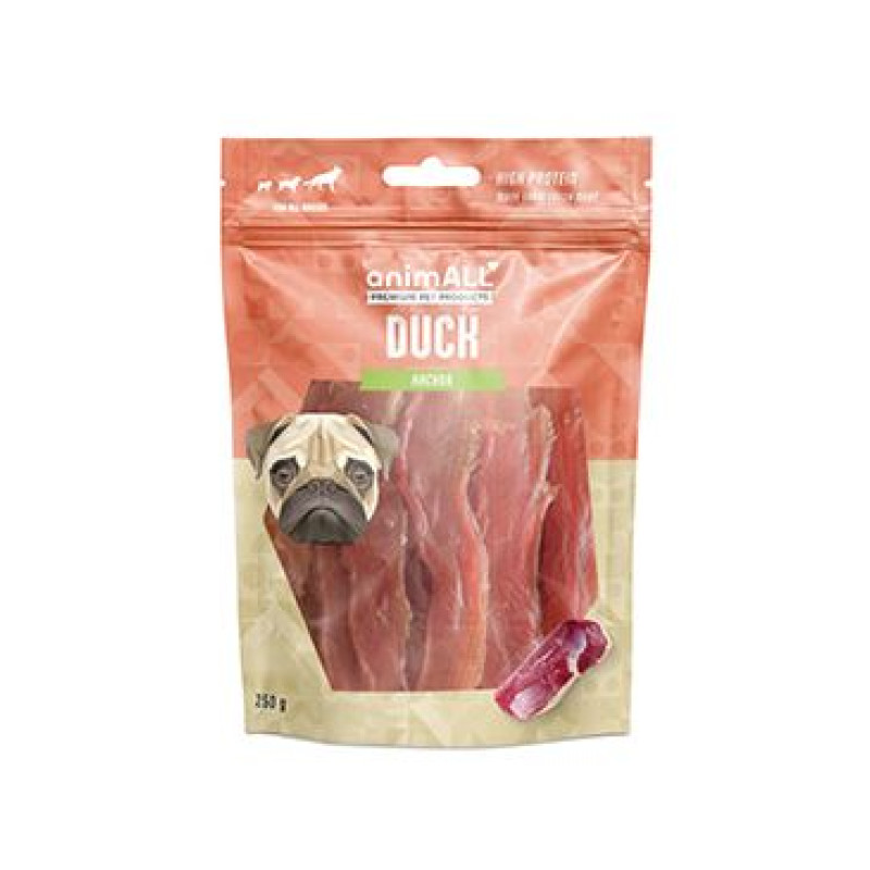 animALL Měkké kachní jerky 250g