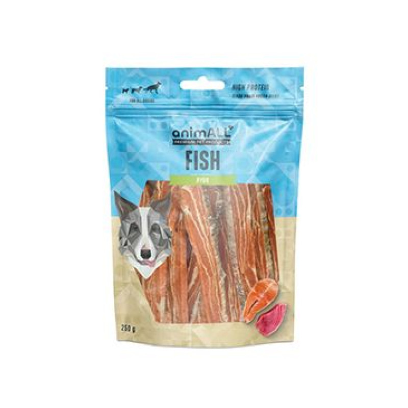 animALL Lososové plátky s kůží a kuřecím 250g