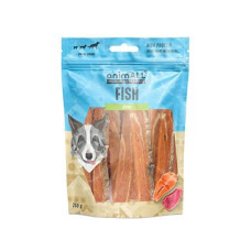 animALL Lososové proužky s kůží 250g