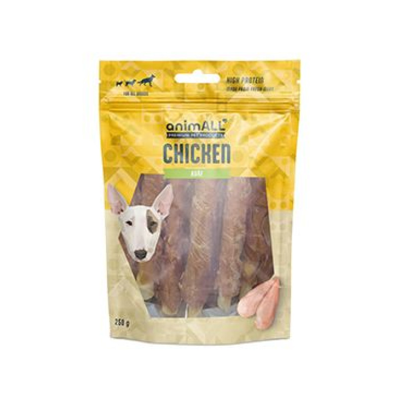 animALL Buvolí tyčka obalená kuřecím masem 250g